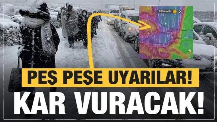 İstanbul'a kar geliyor! Vorteks vuracak...Saat verildi