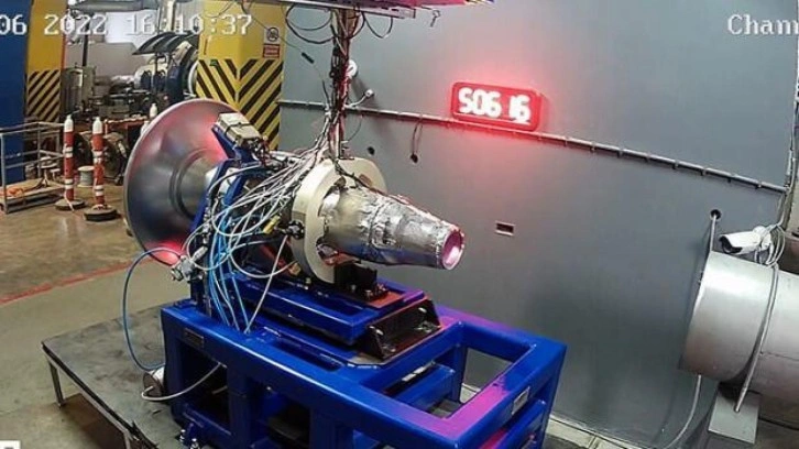 İşte ÇAKIR Füzesi'nin rekortmen motoru KTJ-1750’nin test görüntüleri