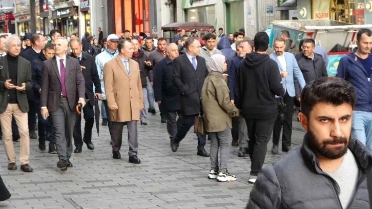 İstiklal Caddesi’ndeki dükkanlar denetlendi
