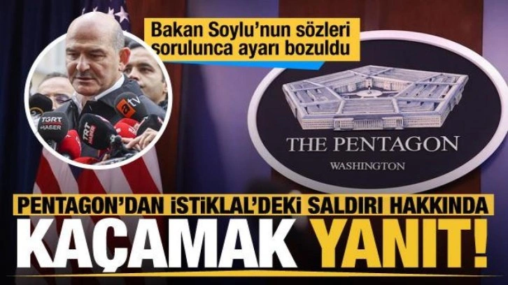 İstiklal'deki saldırı hakkında Bakan Soylu'nun ABD sözleri Pentogan yetkilisini afallattı