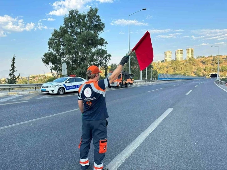 İzmir Bayraklı Tünellerinde yangın tatbikatı
