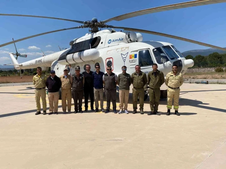 İzmir’de ilk yangın söndürme helikopteri göreve hazır
