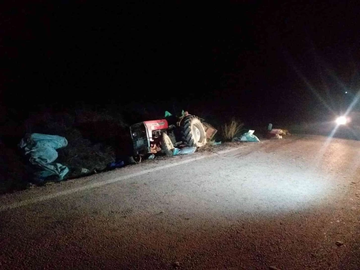 İzmir’de yoldan çıkan traktör devrildi, 1 kişi hayatını kaybetti
