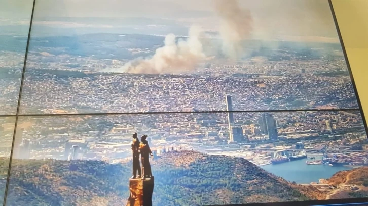 İzmir’deki yangına 6 dakikada müdahale
