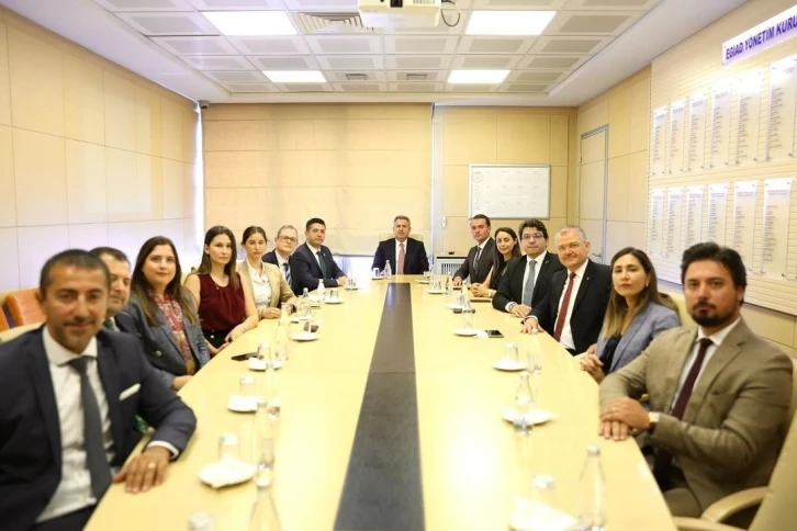İzmir Valisi Dr. Süleyman Elban EGİAD’ı ziyareti etti
