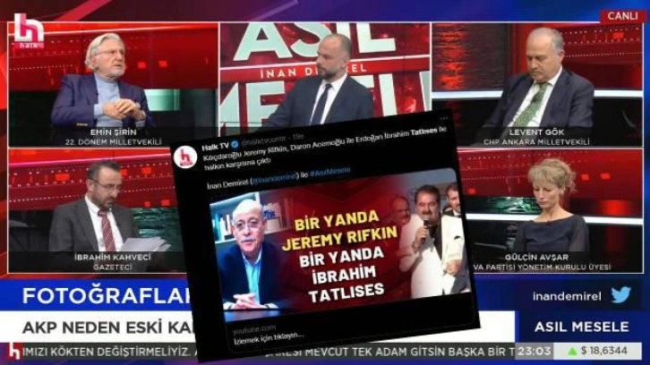 Jakoben CHP'nin fonladığı Halk TV'de İbrahim Tatlıses ve ABD'li Rifkin kıyaslaması