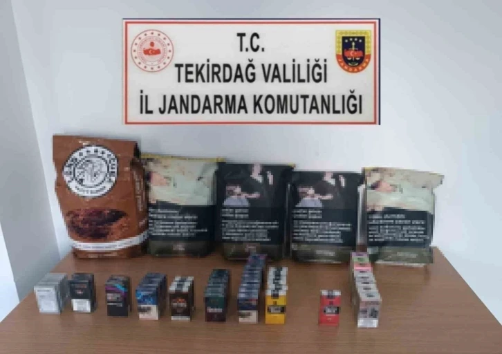 Jandarma Kapaklı’da kaçak tütün ürünleri ele geçirdi
