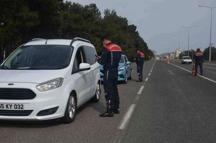 Jandarmadan bayram öncesi trafik denetimi
