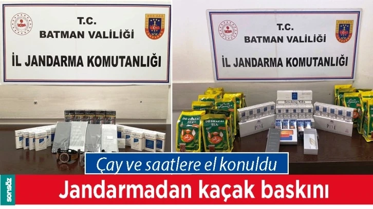 JANDARMADAN KAÇAK BASKINI