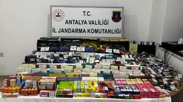 Jandarmadan kaçak tütün ve elektronik sigara operasyonu