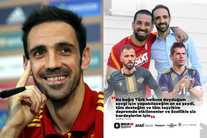 Juanfran, depremzedeler için yardım maçı düzenleyecek