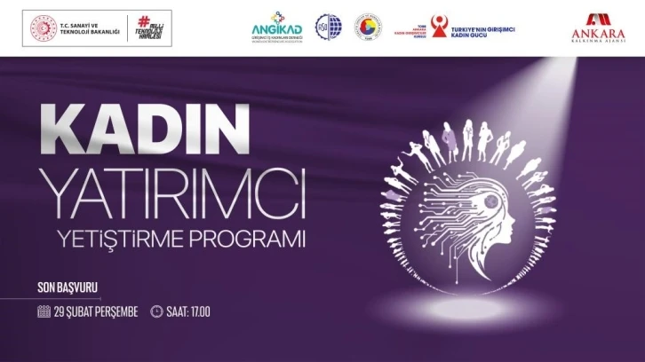 Kadın yatırımcı yetiştirme programına son başvuru günü 29 Şubat
