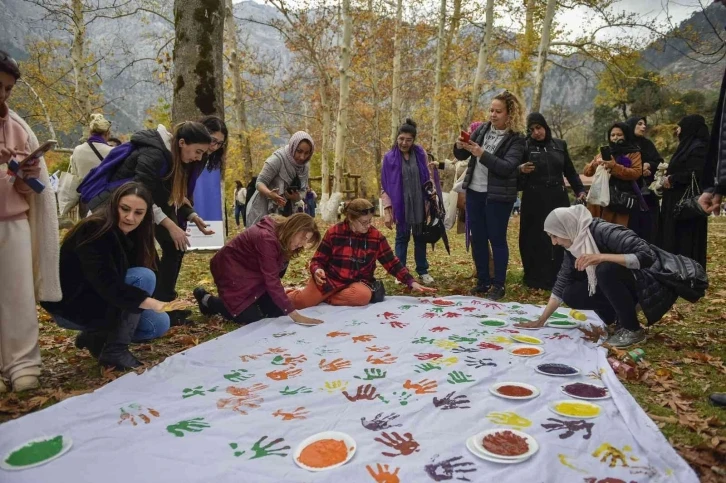 Kadınlar Belemedik’te, “Kadına Yönelik Şiddete Hayır” dedi
