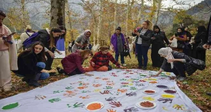 Kadınlar Belemedik’te, “Kadına Yönelik Şiddete Hayır” dedi