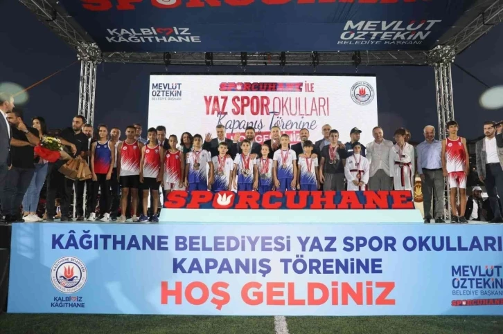 Kağıthane Belediyesi 10 bin şampiyon adayı yetiştirdi
