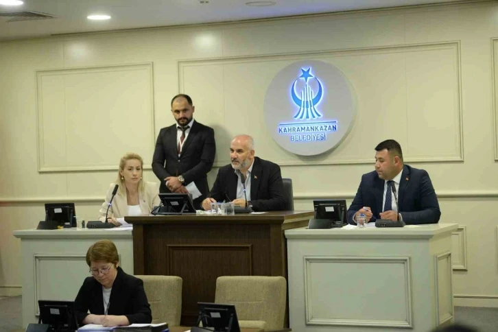 Kahramankazan Belediyesi Haziran ayı meclis toplantısı gerçekleştirildi
