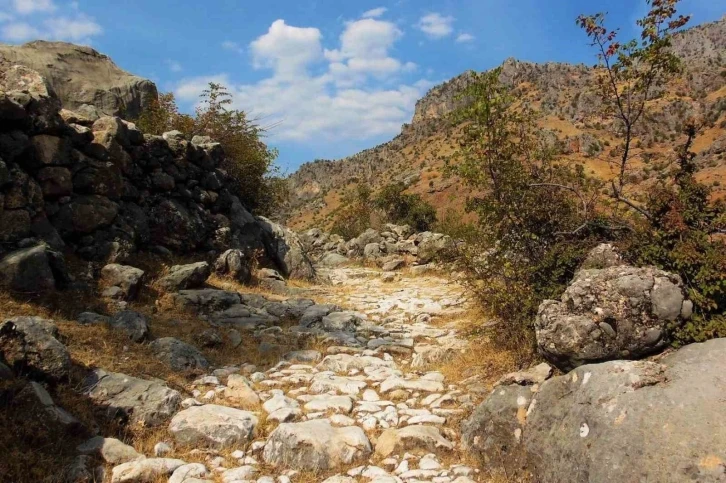 Kahramanmaraş’ta antik yol kalıntıları
