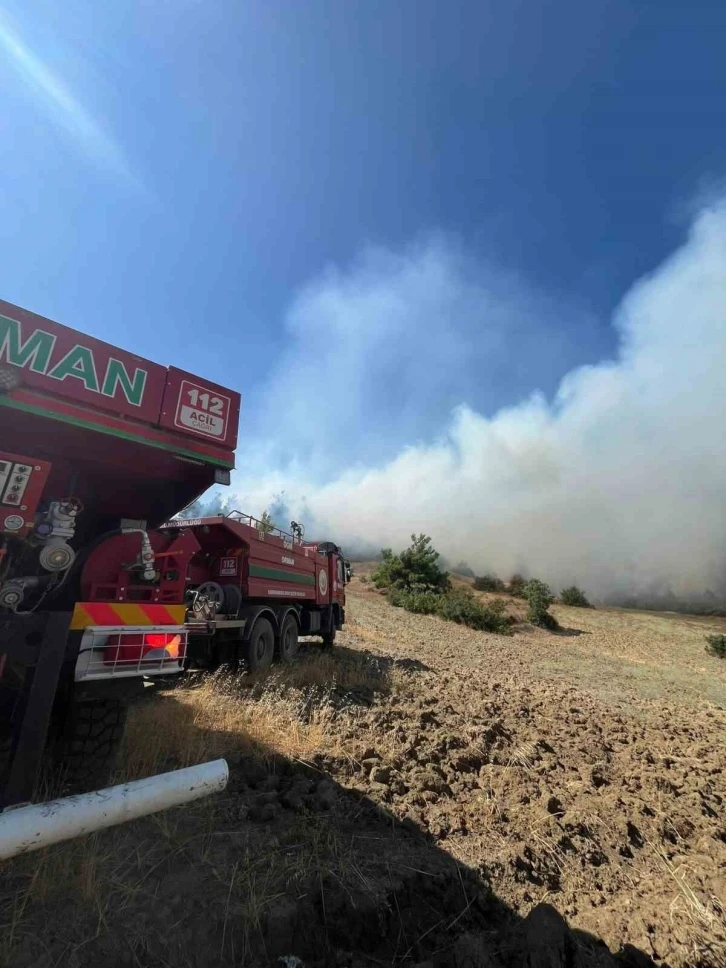 Kahramanmaraş’ta orman yangını
