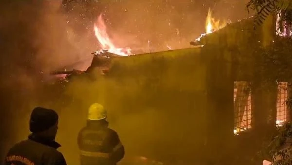 Kahramanmaraş’ta tarihi konakta yangın