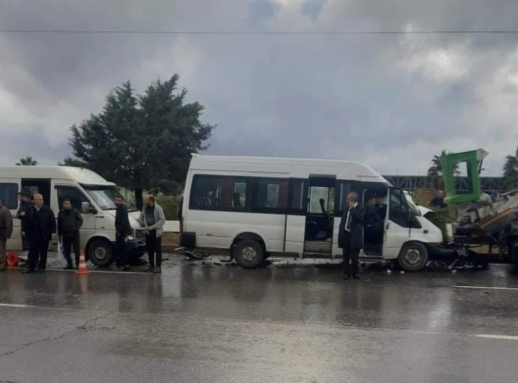 Kahramanmaraş’ta trafik kazası: 11 yaralı
