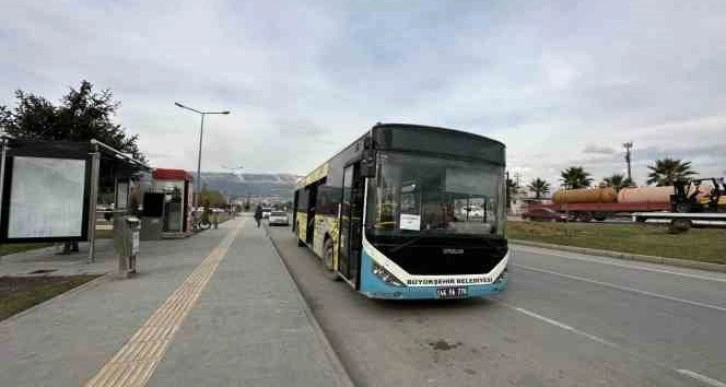 Kahramanmaraş’ta 16 hatla toplu taşıma devam ediyor