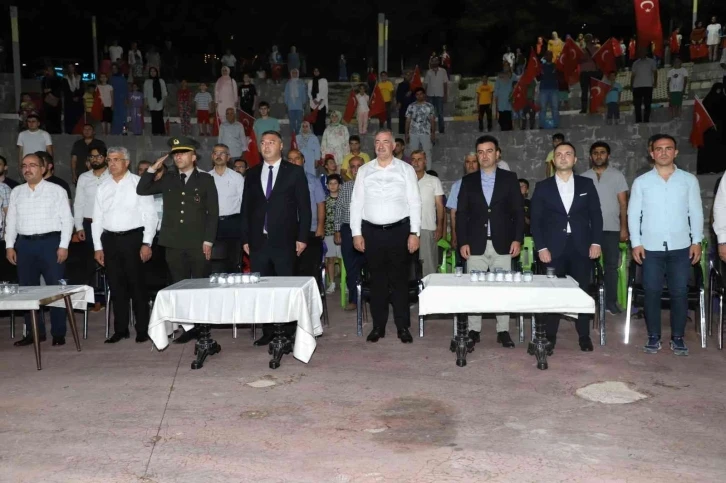 Kahta’da 15 Temmuz Demokrasi ve Milli Birlik Günü kutlandı
