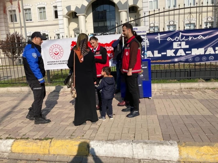 Kahta’da kadına şiddete karşı farkındalık etkinliği
