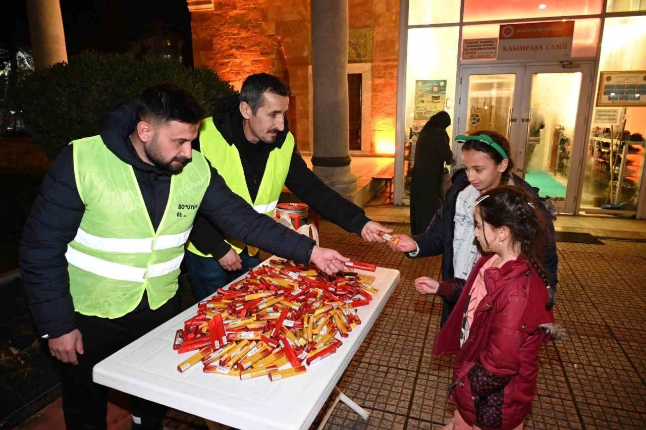 Kandil şekerleri Bozüyük Belediyesi’nden
