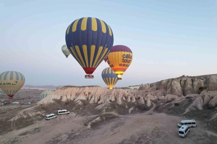 Kapadokya’yı 9 günde 240 bin kişi ziyaret etti
