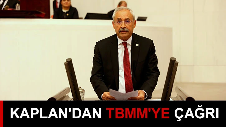 Kaplan'dan TBMM'ye çağrı