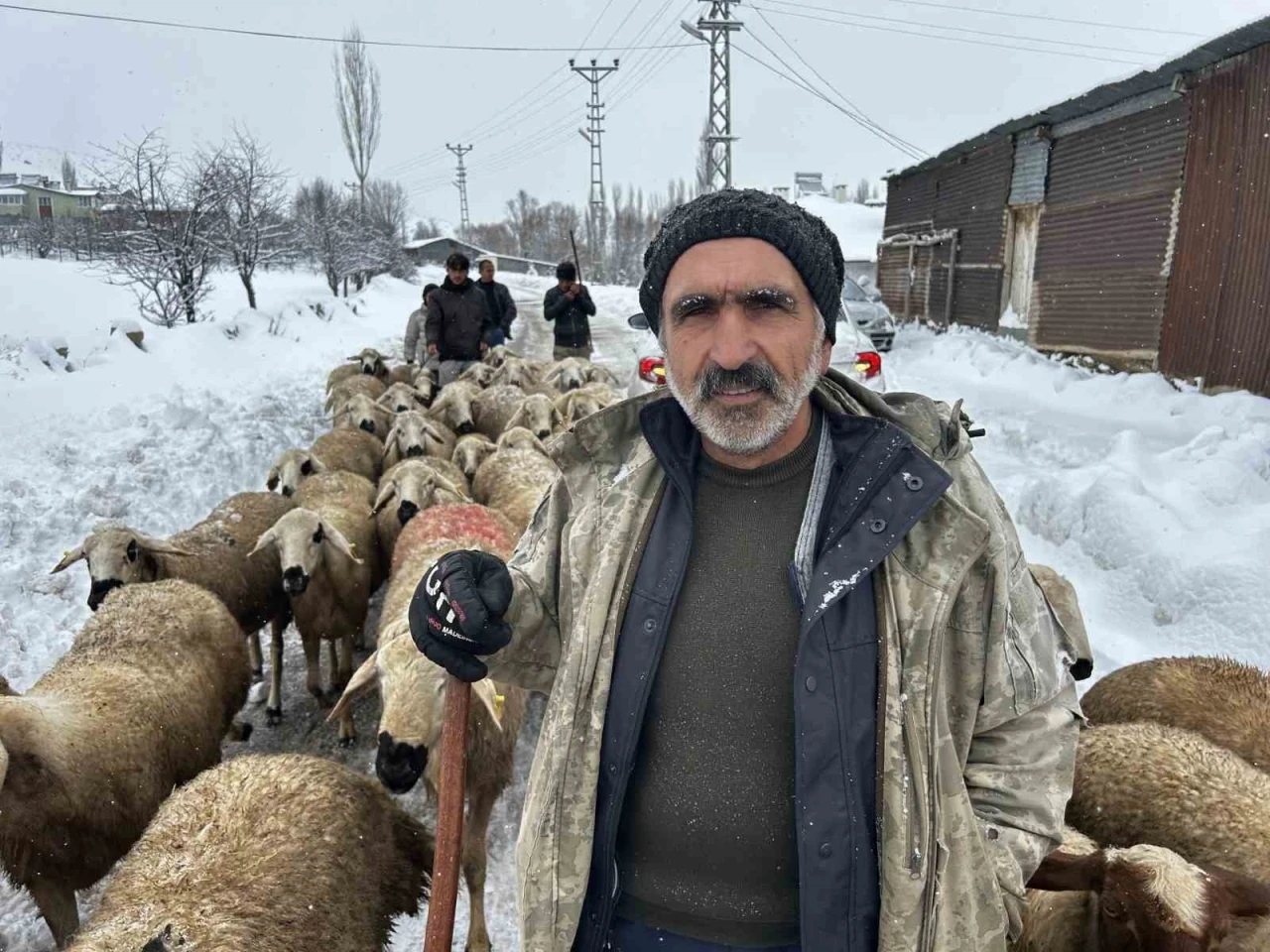 Kara kışa hazırlıksız yakalanan çobanlar yayladan erken indi
