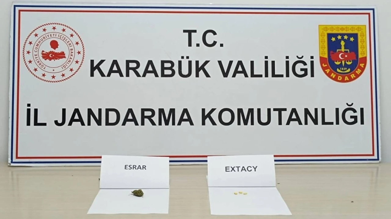 Karabük’te uyuşturucu operasyonu
