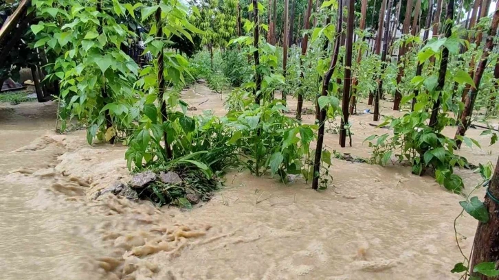 Karabük’te yollar ve tarım arazileri sular altında kaldı
