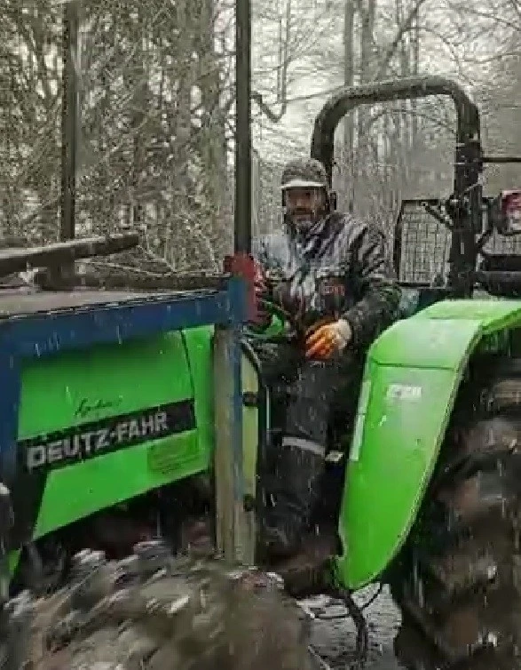 Karabük’te yüksek kesimlerde kar yağışı başladı
