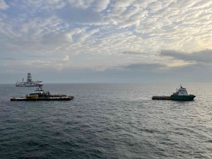 Karadeniz Gazını dağıtacak ikinci hazne de denize indirildi
