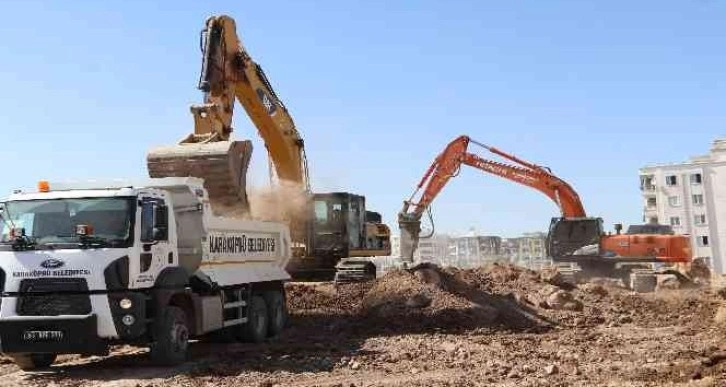 Karaköprü’de yeni yol çalışması