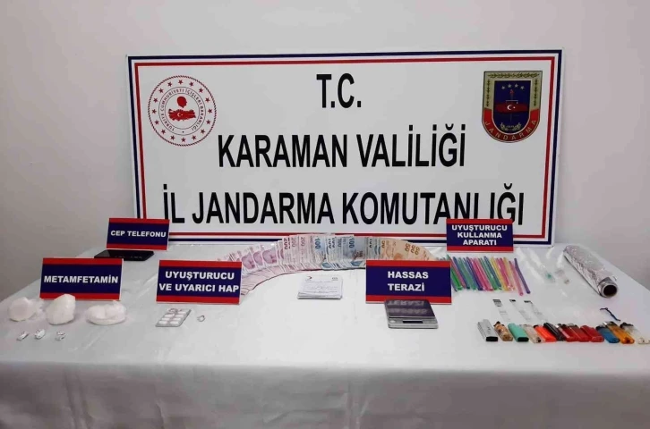 Karaman’da 1 kişi uyuşturucu ticareti yapmaktan tutuklandı
