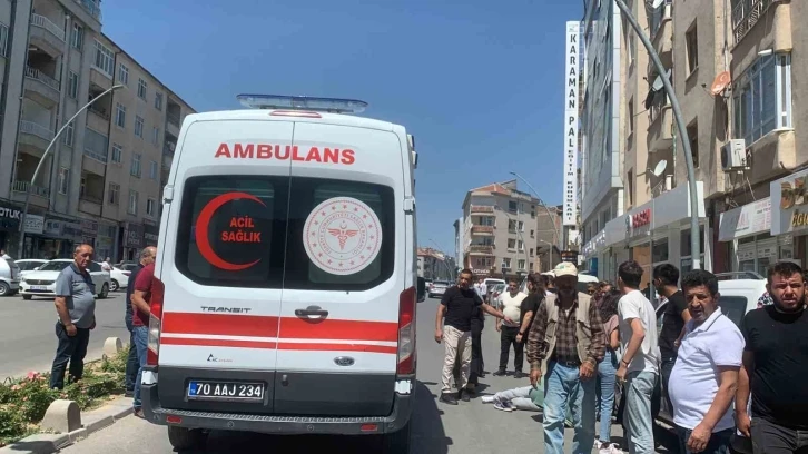 Karaman’da otomobilin çarptığı kadın yaralandı
