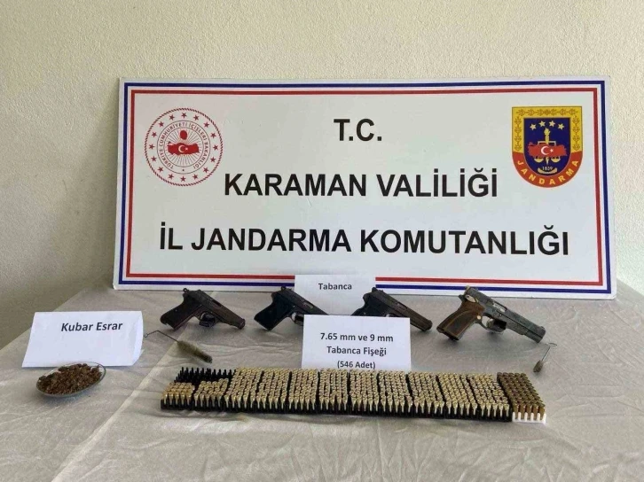 Karaman’da uyuşturucu operasyonu: 1 gözaltı
