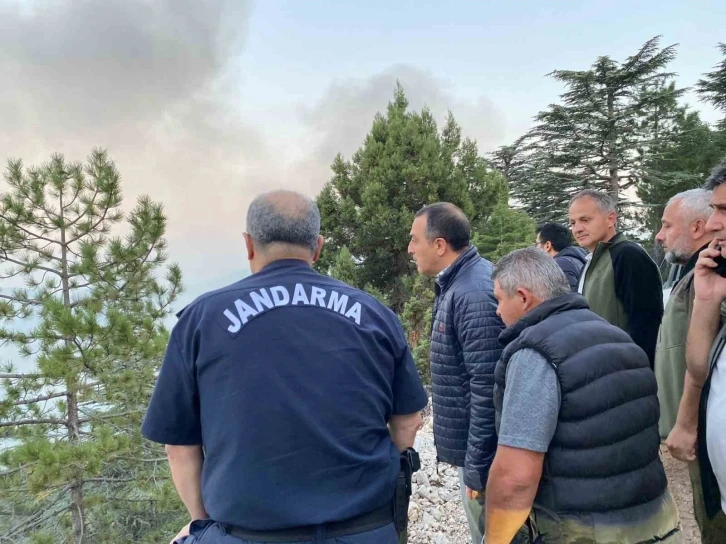 Karanlıkdere Kanyonu’ndaki yangına müdahale sürüyor
