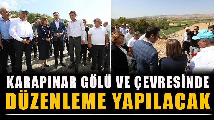 Karapınar gölü ve çevresinde düzenleme yapılacak