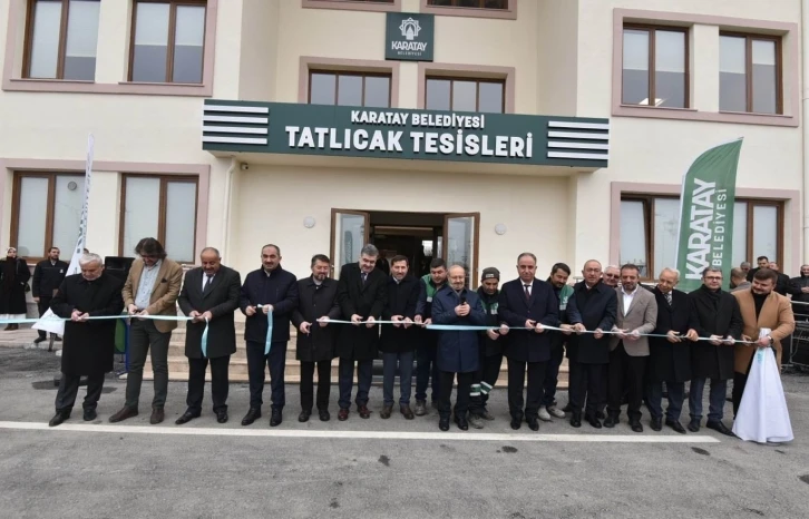 Karatay Belediyesi Tatlıcak Tesisleri yeni binası açıldı
