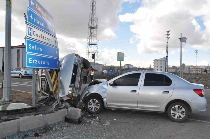 Kars’ta trafik kazası: 4 yaralı
