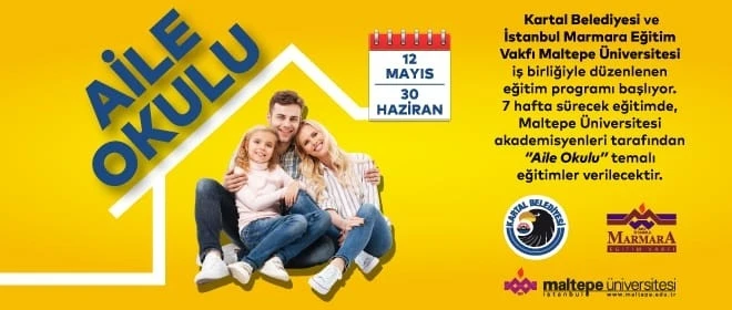 Kartal Belediyesi “Aile Okulu” eğitim semineri düzenliyor
