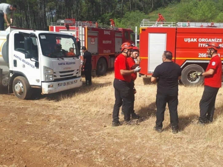 Kartal Belediyesi ekiplerinin Marmaris’teki yangınla mücadelesi sürüyor
