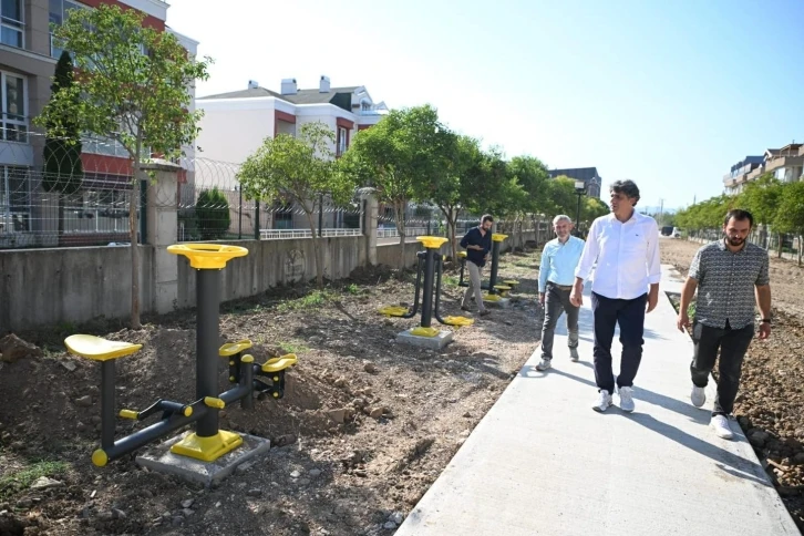 Kartepe’de çevre düzenlemesi çalışmaları hızla sürüyor
