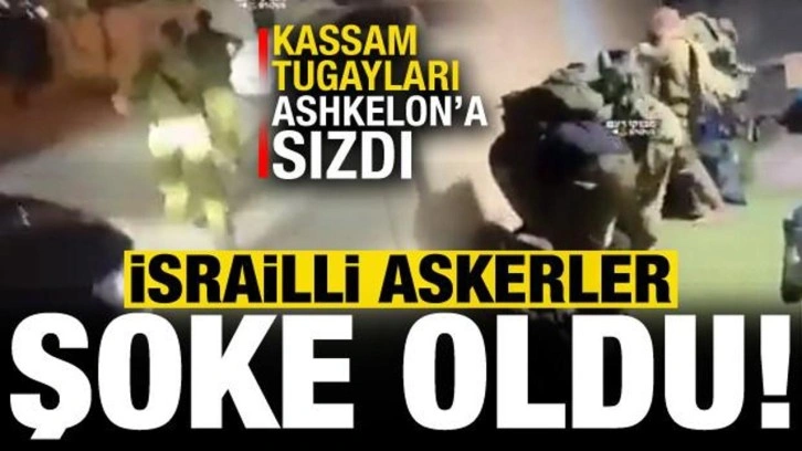 Kassam Tugayları, Ashkelon'a sızdı! İsrailli askerler yine hazırlıksız yakalandı...