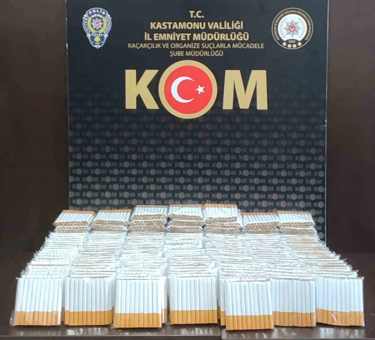 Kastamonu’da 4 bin adet doldurulmuş makaron ele geçirildi
