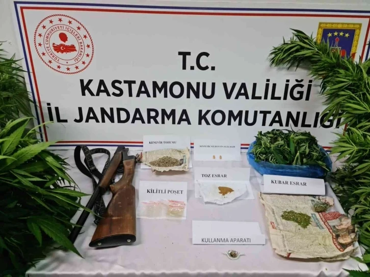 Kastamonu’da jandarma ekiplerinden uyuşturucu operasyonu: 1 tutuklama
