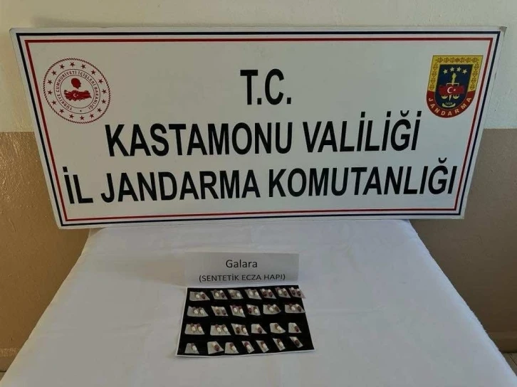 Kastamonu’da sentetik ecza hap ele geçirildi
